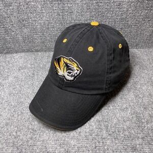 Missouri Tigers Hat Cap Strap Back Mens Black Yellow NCAA College Football Team